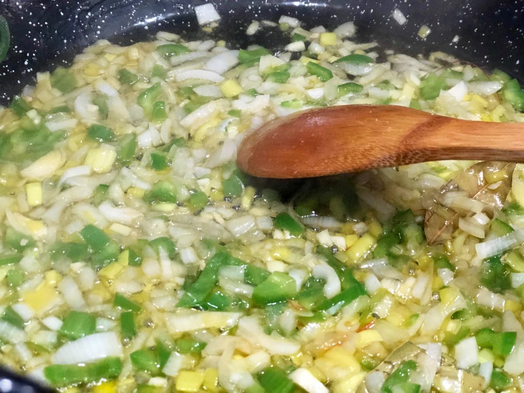 como hacer arroz con bacalao