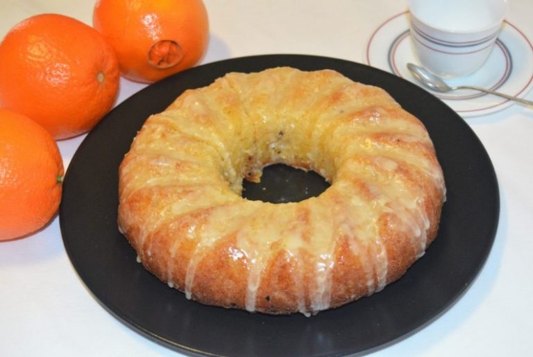 como hacer bizcocho de naranja fácil
