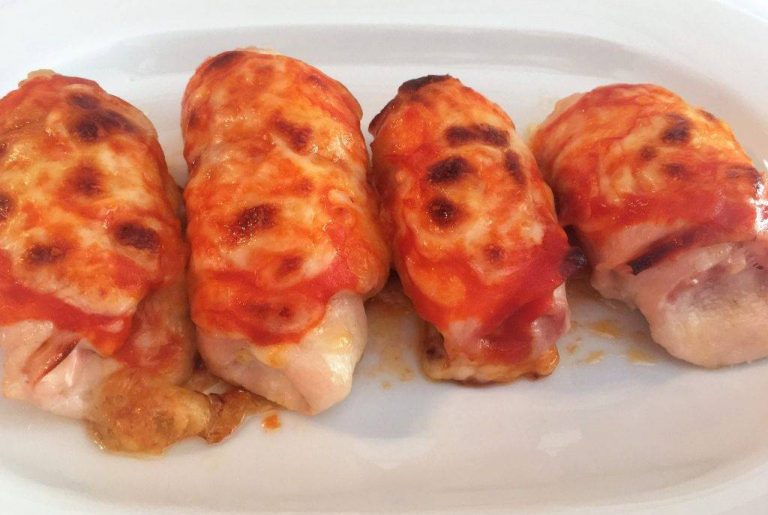 como hacer pollo relleno