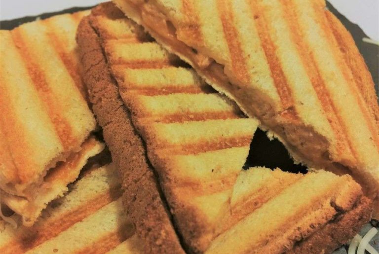 como hacer sandwich-pizza