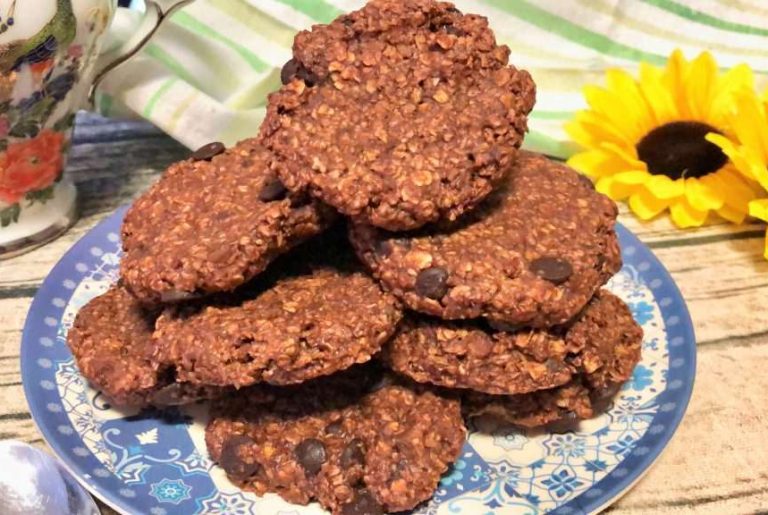 como hacer galletas de avena platano y chocolate