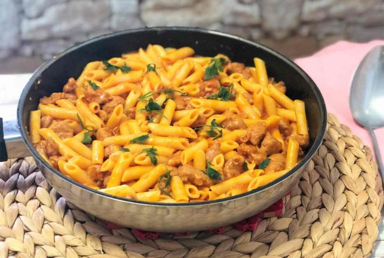 como hacer macarrones con carne