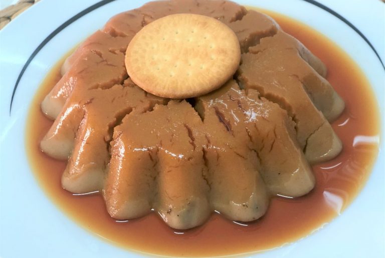 como hacer flan de galletas maria