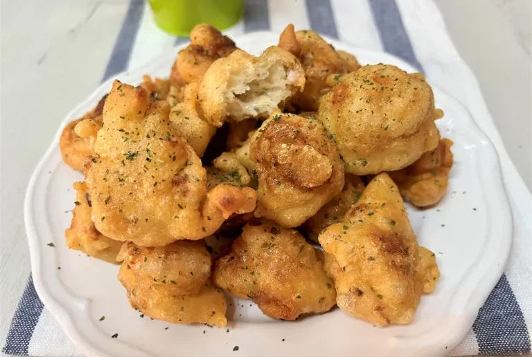 como hacer buñuelos de gambas