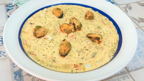 como hacer ensaladilla de mejillones en escabeche