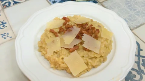 como hacer risotto carbonara a mi manera