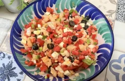 como hacer esqueixada de bacalao