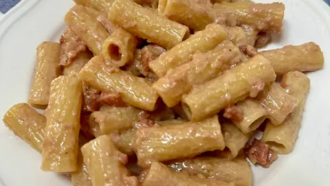 como hacer pasta con foie y jamón