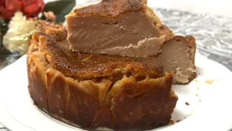 como hacer tarta de queso y turrón junggly