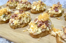 como hacer bocados de beicon
