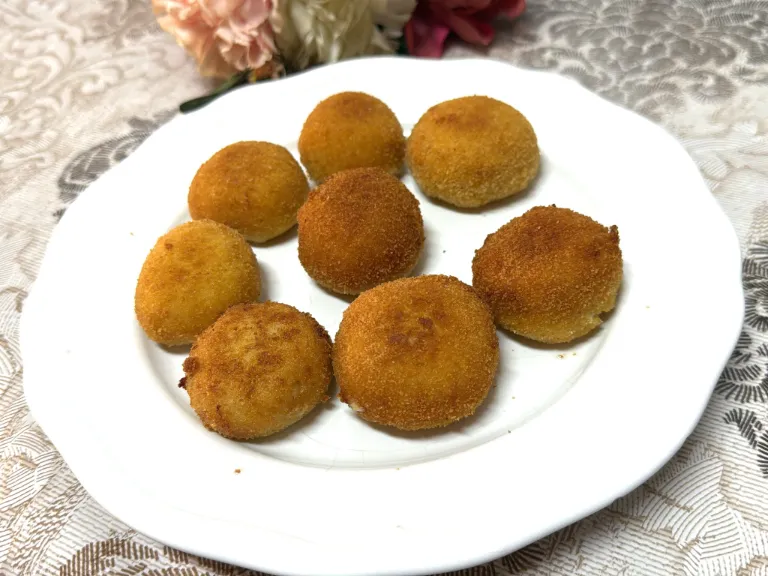 como hacer croquetas de pera y queso azul