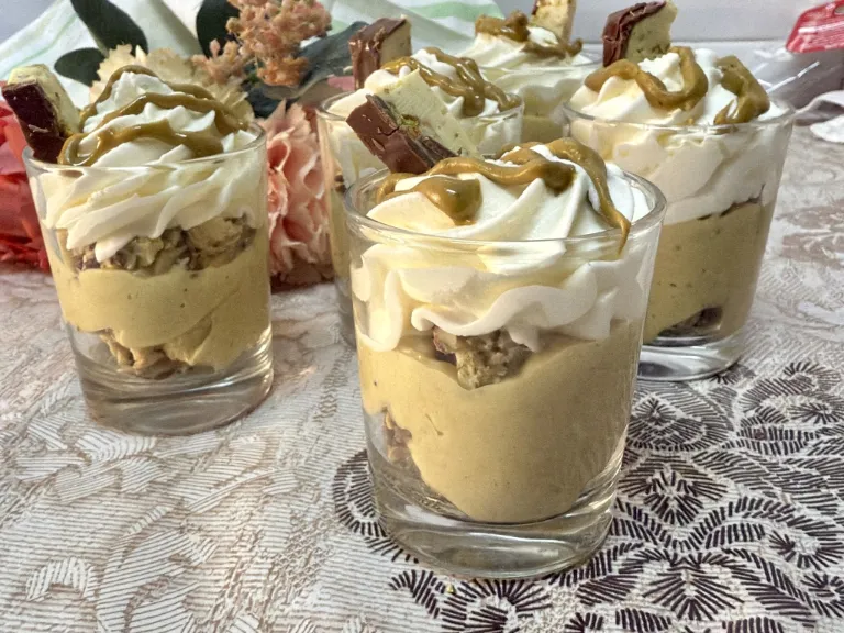como hacer postre con crema de pistacho