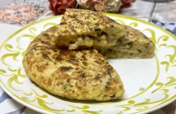 como hacer tortilla de patatas y morcilla