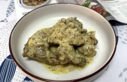 COMO HACER CONEJO EN SALSA DE NATA Y VINO