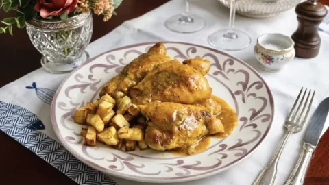 como hacer pollo al ras al hanout
