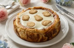 como hacer tarta de queos con galletas dinosaurio